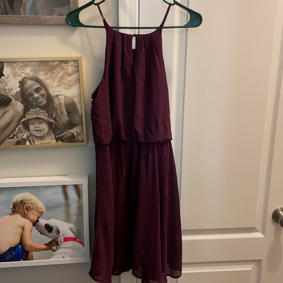 NWT Francesca’s deep purple dress size large - Picture 4 of 4